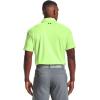 imageUnder Armour Mens Tech Golf PoloSummer Lime 162Pitch Gray