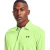 imageUnder Armour Mens Tech Golf PoloSummer Lime 162Pitch Gray