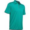 imageUnder Armour Mens Tech Golf PoloTeal Rush 454Pitch Gray