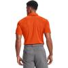 imageUnder Armour Mens Tech Golf PoloTeam Orange 800Graphite