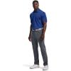 imageUnder Armour Mens Tech Golf PoloTech Blue 432Pitch Gray