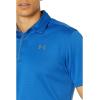 imageUnder Armour Mens Tech Golf PoloTech BluePitch Gray