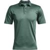 imageUnder Armour Mens Tech Golf PoloToddy Green 370Pitch Gray