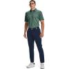 imageUnder Armour Mens Tech Golf PoloToddy Green 370Pitch Gray