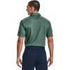 imageUnder Armour Mens Tech Golf PoloToddy Green 370Pitch Gray