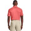 imageUnder Armour Mens Tech Golf PoloVenom Red 690Pitch Gray