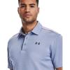 imageUnder Armour Mens Tech Golf PoloWashed Blue 420Pitch Gray