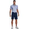imageUnder Armour Mens Tech Golf PoloWashed Blue 420Pitch Gray