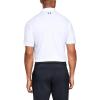 imageUnder Armour Mens Tech Golf PoloWhite Graphite Graphite
