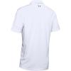 imageUnder Armour Mens Tech Golf PoloWhite Graphite Graphite