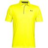 imageUnder Armour Mens Tech Golf PoloYellow Ray 705Pitch Gray