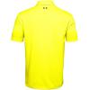 imageUnder Armour Mens Tech Golf PoloYellow Ray 705Pitch Gray