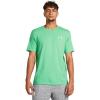 imageUnder Armour Mens Sportstyle Colorblock TShirt381 Court Green   White
