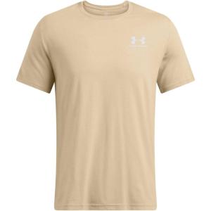 imageUnder Armour Mens Sportstyle Colorblock TShirt300 City Khaki   White