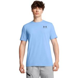 imageUnder Armour Mens Sportstyle Colorblock TShirt469 Horizon Blue   Black