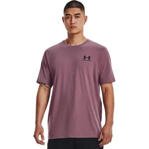 imageUnder Armour Mens Sportstyle Colorblock TShirt500 Misty Purple   Black