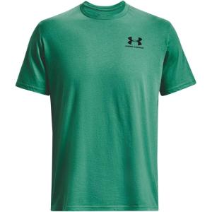 imageUnder Armour Mens Sportstyle Colorblock TShirt509 Birdie Green  Black  Black