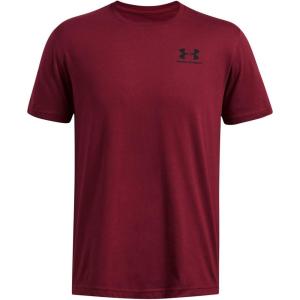 imageUnder Armour Mens Sportstyle Colorblock TShirt625 Cardinal   Black