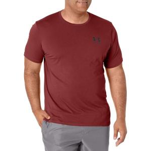 imageUnder Armour Mens Sportstyle Colorblock TShirt691 Chestnut Red   Black
