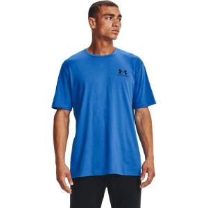 imageUnder Armour Mens Sportstyle Colorblock TShirtBrilliant Blue 787Black