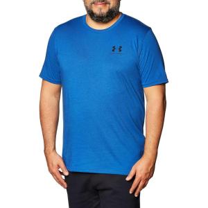 imageUnder Armour Mens Sportstyle Colorblock TShirtElectric Blue 428Black