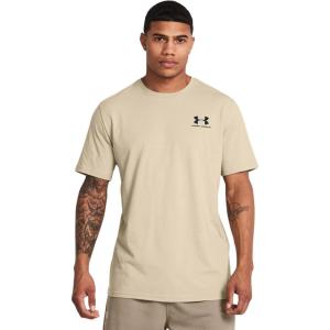 imageUnder Armour Mens Sportstyle Colorblock TShirtKhaki Base