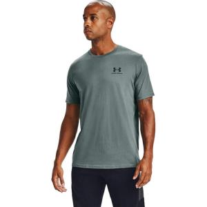 imageUnder Armour Mens Sportstyle Colorblock TShirtLichen Blue 424Black