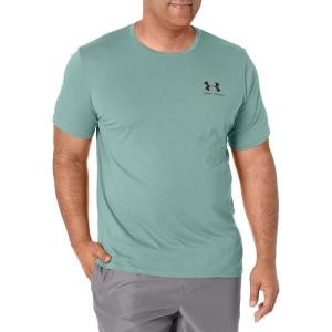 imageUnder Armour Mens Sportstyle Colorblock TShirtRetro Teal 391Black