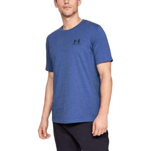 imageUnder Armour Mens Sportstyle Colorblock TShirtRoyal Medium Heather