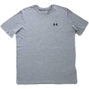 imageUnder Armour Mens Sportstyle Colorblock TShirtSteel Light Heather  Black  035