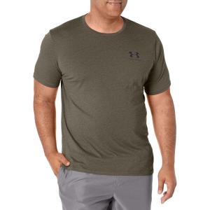 imageUnder Armour Mens Sportstyle Colorblock TShirtVictory Green 369Black