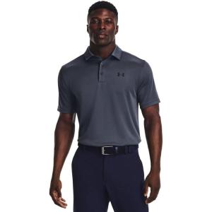 imageUnder Armour Mens Tech Golf Polo044 Downpour Gray   Black