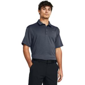 imageUnder Armour Mens Tech Golf Polo045 Downpour Gray   Pitch Gray