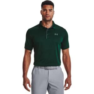 imageUnder Armour Mens Tech Golf Polo331 Intensity  Pitch Gray  Pitch Gray