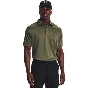 imageUnder Armour Mens Tech Golf Polo390 Marine Od Green   Black