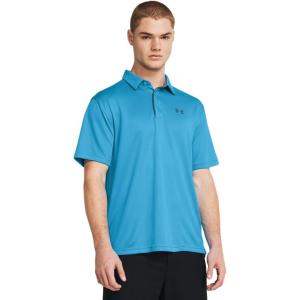 imageUnder Armour Mens Tech Golf Polo421 Capri   Pitch Gray