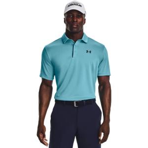 imageUnder Armour Mens Tech Golf Polo433 Glacier Blue   Black