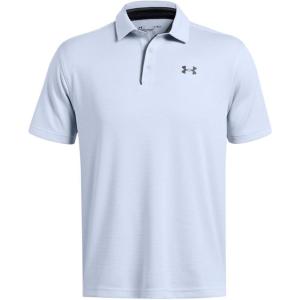 imageUnder Armour Mens Tech Golf Polo470 Nimbus Blue   Pitch Gray