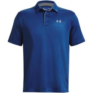 imageUnder Armour Mens Tech Golf Polo471 Blue Mirage   Pitch Gray
