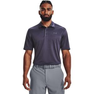 imageUnder Armour Mens Tech Golf Polo559 Tempered Steel  Pitch Gray  Pitch Gray