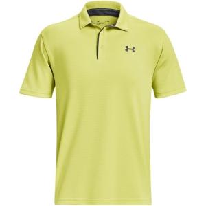 imageUnder Armour Mens Tech Golf Polo743 Lime Yellow   Pitch Gray
