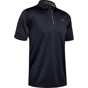imageUnder Armour Mens Tech Golf PoloBlack 001Graphite