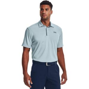 imageUnder Armour Mens Tech Golf PoloBreaker Blue 478Pitch Gray