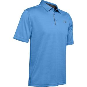 imageUnder Armour Mens Tech Golf PoloCarolina Blue 475Pitch Gray