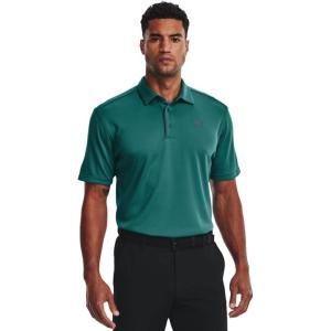 imageUnder Armour Mens Tech Golf PoloCerulean 452Pitch Gray