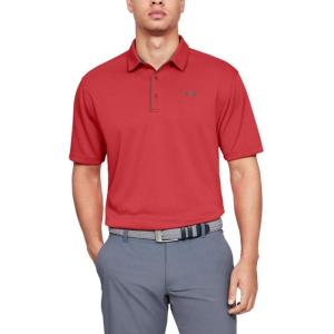 imageUnder Armour Mens Tech Golf PoloMartian Red