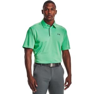 imageUnder Armour Mens Tech Golf PoloMatcha Green 342Pitch Gray