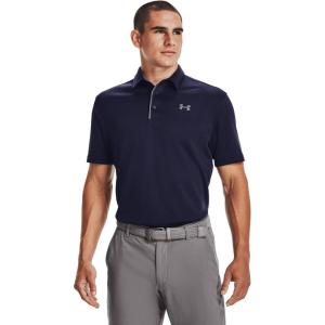 imageUnder Armour Mens Tech Golf PoloNavy Graphite Graphite