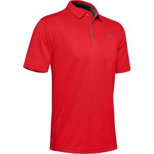imageUnder Armour Mens Tech Golf PoloRed 600Graphite