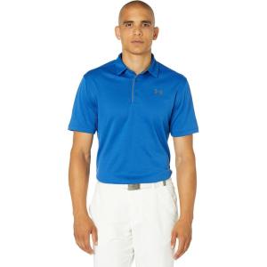 imageUnder Armour Mens Tech Golf PoloTech BluePitch Gray